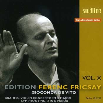 Album Brahms / De Vito / Rias So / Fricsay: Edition Ferenc Fricsay 10