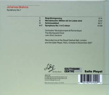CD Johannes Brahms: Symphony 1