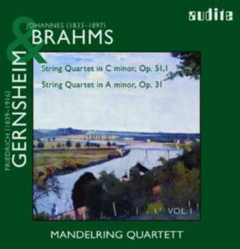 Album Brahms / Gernsheim / Mandelring Quartett: String Quartets