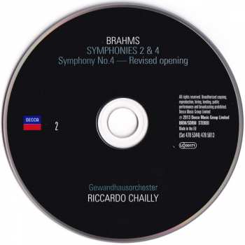 3CD Johannes Brahms: The Symphonies