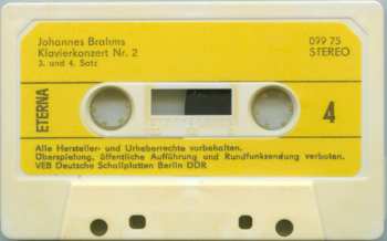 Set di cofanetti/2MC Johannes Brahms: Die Klavierkonzerte