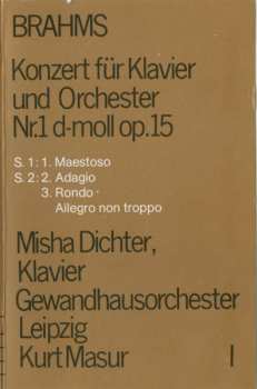 Set di cofanetti/2MC Johannes Brahms: Die Klavierkonzerte