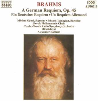 Album Brahms / Rahbari / Czecho-slovak Rso: German Requiem