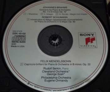 CD Robert Schumann: Piano Concerto No. 1 • Introduction And Allegro • Capriccio Brillant