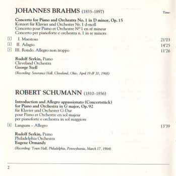 CD Robert Schumann: Piano Concerto No. 1 • Introduction And Allegro • Capriccio Brillant