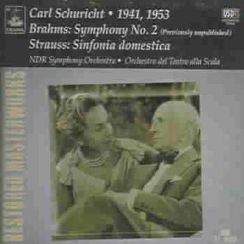 CD Brahms / Strauss,r. / Ndr So Hamburg / Schuricht: Symphony 2 In D / Sinfonia Domestica