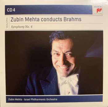 4CD/Set di cofanetti Johannes Brahms: Zubin Mehta Conducts Brahms (Symphonies Nos. 1-4 • Tragic Overture • Haydn Variations)