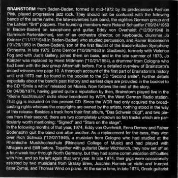 CD Brainstorm: Last Smile