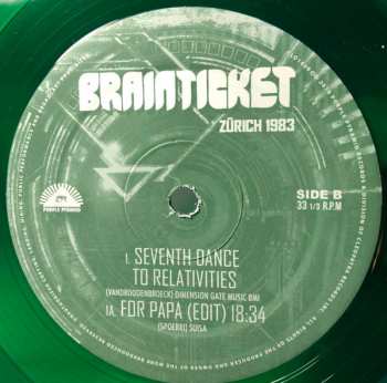 LP Brainticket: Live In Zürich 1983 LTD | CLR