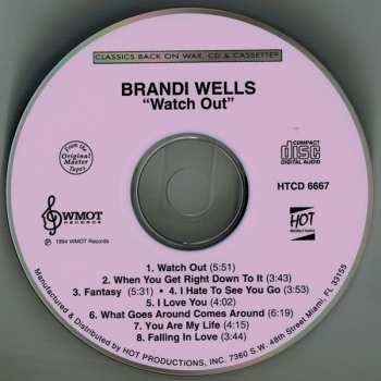 CD Brandi Wells: Watch Out