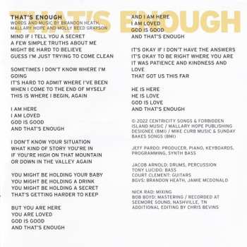 CD Brandon Heath: Enough Already 