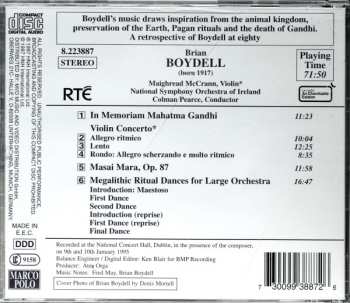 CD Colman Pearce: In Memoriam Mahatma Gandhi / Violin Concerto / Masai Mara / Megalithic Ritual Dances