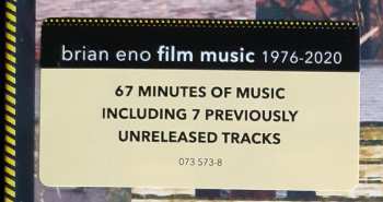 CD Brian Eno: Film Music 1976-2020