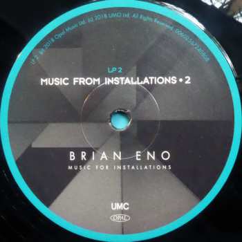9LP/Set di cofanetti Brian Eno: Music For Installations LTD