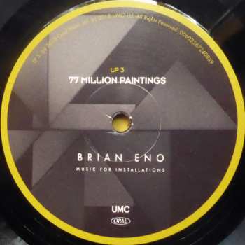 9LP/Set di cofanetti Brian Eno: Music For Installations LTD