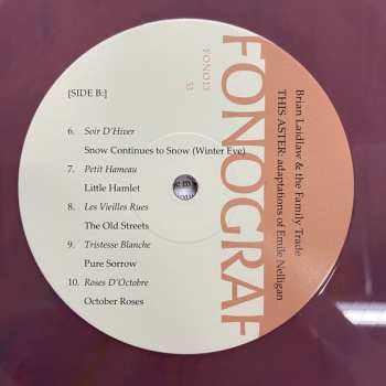 LP Brian Laidlaw & The Family Trade: This Aster: Adaptations Of Emile Nelligan