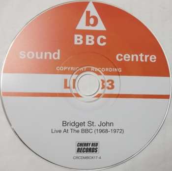 4CD/Set di cofanetti Bridget St. John: Dandelion Albums And BBC Collection