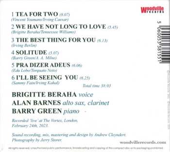 CD Brigitte Beraha: Tea For Three LTD