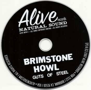 CD Brimstone Howl: Guts Of Steel