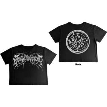 Merce Bring Me the Horizon: Bring Me The Horizon Ladies Crop Top: Metal Logo Genxsis (back Print) (x-small) XS