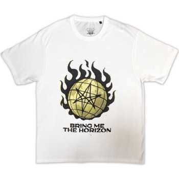 Merch Bring Me the Horizon: Maglietta Globe Yellow
