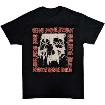 Merch Bring Me the Horizon: Maglietta Metal Logo Bring Me The Horizon Skull