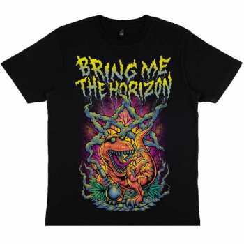 Merce Bring Me the Horizon: Bring Me The Horizon Unisex T-shirt: Smoking Dinosaur (small) S