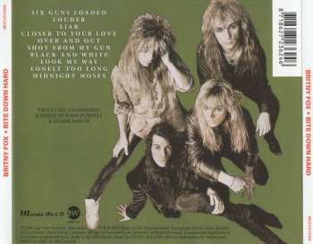 CD Britny Fox: Bite Down Hard