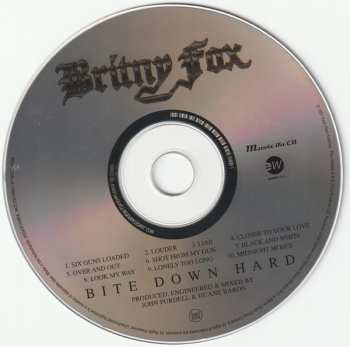 CD Britny Fox: Bite Down Hard