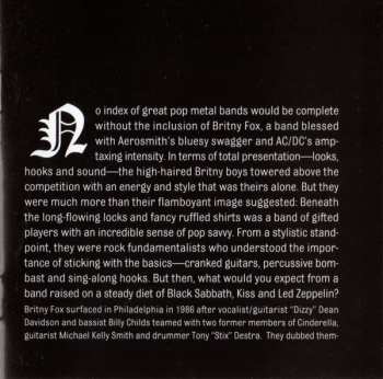CD Britny Fox: The Best Of Britny Fox