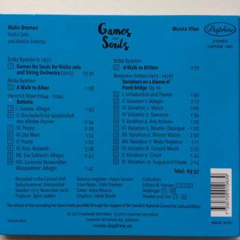 CD Benjamin Britten: Games For Soul