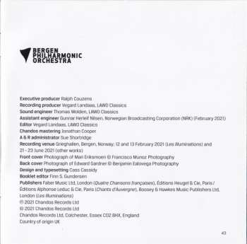 SACD Benjamin Britten: Les Illuminations / Quatre Chansons Françaises / Chants D'Auvergne