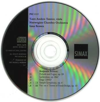 CD Benjamin Britten: Music For Strings