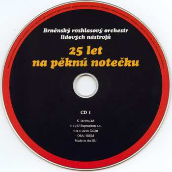 2CD Brněnský Rozhlasový Orchestr Lidových Nástrojů: 25 Let Na Pěknú Notečku
