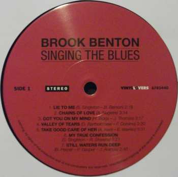 LP Brook Benton: Lie To Me - Brook Benton Singing The Blues LTD