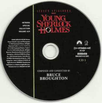 3CD Bruce Broughton: Young Sherlock Holmes (Music From The Motion Picture) LTD