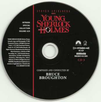3CD Bruce Broughton: Young Sherlock Holmes (Music From The Motion Picture) LTD
