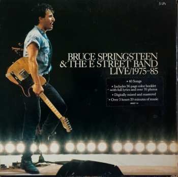 5LP/Set di cofanetti Bruce Springsteen & The E-Street Band: Live 1975-85