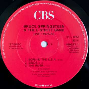 5LP/Set di cofanetti Bruce Springsteen & The E-Street Band: Live 1975-85
