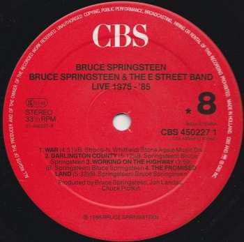 5LP/Set di cofanetti Bruce Springsteen & The E-Street Band: Live/1975-85