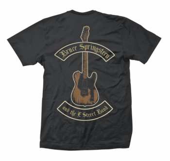 Merce Bruce Springsteen: Tričko Black Motorcycle Guitars S