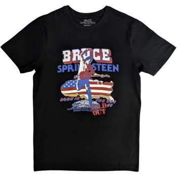 Merce Bruce Springsteen: Bruce Springsteen Unisex T-shirt: Born In The Usa '85 (back Print) (small) S
