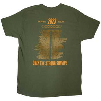Merce Bruce Springsteen: Bruce Springsteen Unisex T-shirt: Tour '23 Sepia Car (back Print & Ex-tour) (x-large) XL