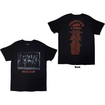 Merce Bruce Springsteen: Bruce Springsteen Unisex T-shirt: Tour '24 E-street Photo (black) (back Print & Ex-tour) (small) S