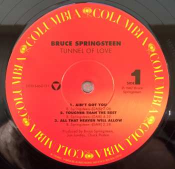 2LP Bruce Springsteen: Tunnel Of Love