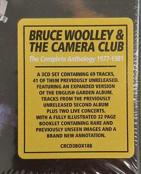 3CD/Set di cofanetti Bruce Woolley And The Camera Club: The Definitive Anthology 1977-1981
