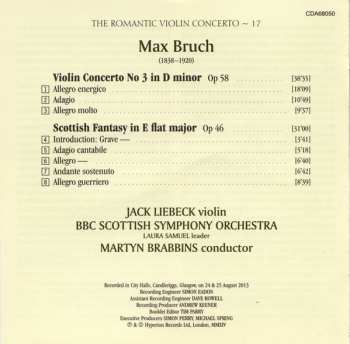 CD Max Bruch: Violin Concerto No. 3 • Scottish Fantasy