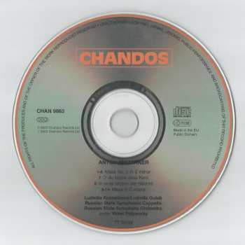 CD Russian State Symphony Orchestra: Mass In C Major · Mass No. 2 In E Minor · O Du Liebes Jesu Kind · In Jener Letzten Der Nächte 