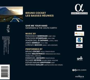 CD Bruno Cocset: Give Me Your Hand - Geminiani & The Celtic Earth