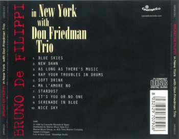CD Bruno De Filippi: In New York With Don Friedman Trio